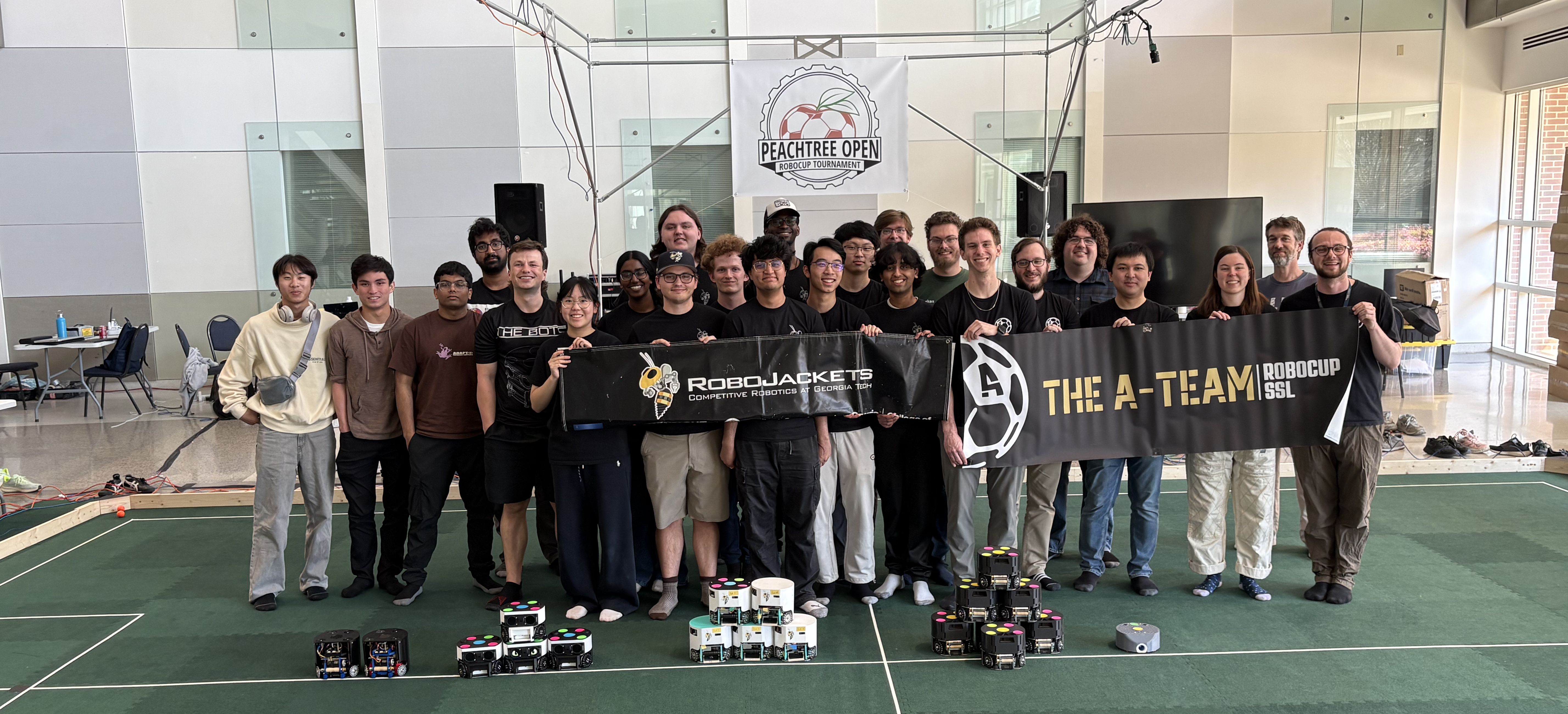 Teams at the Peachtree Open event